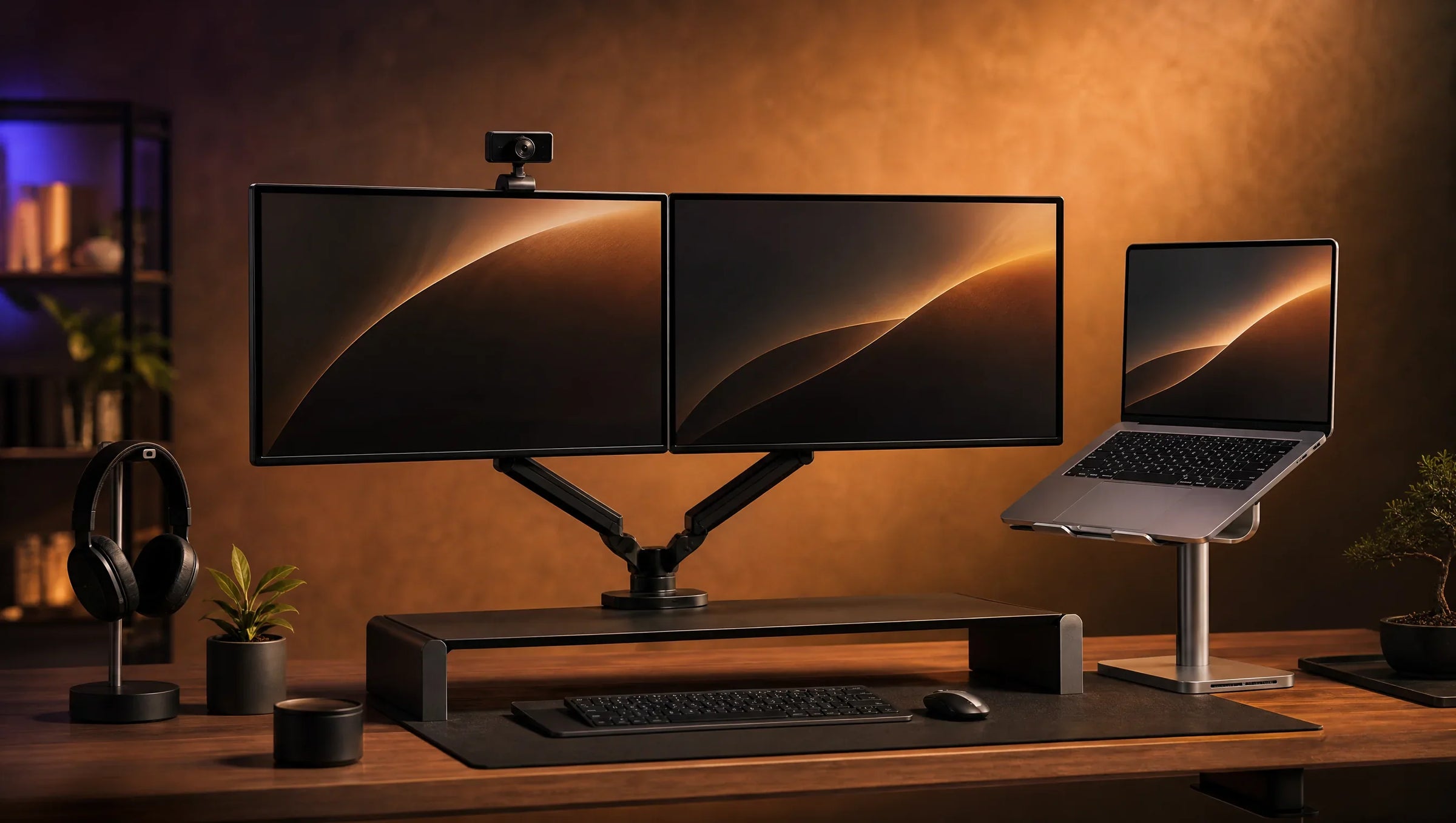 Accessoires écran et laptop : bras articulé, support MacBook, rehausseur et support webcam ProSetup
