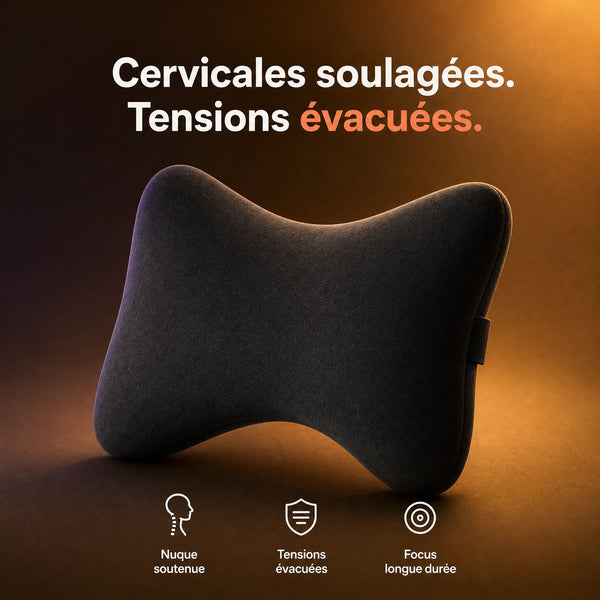 Appui-tête chaise bureau : cervicales soulagées, tensions évacuées