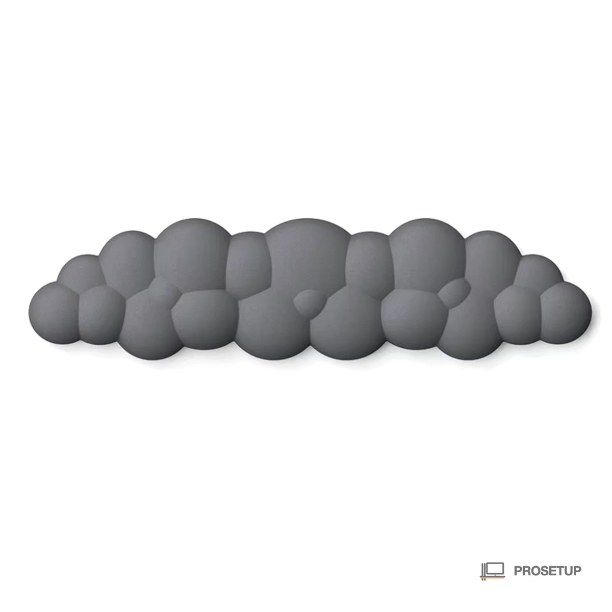Repose-poignet ergonomique clavier coloris gris pour setup bureau professionnel