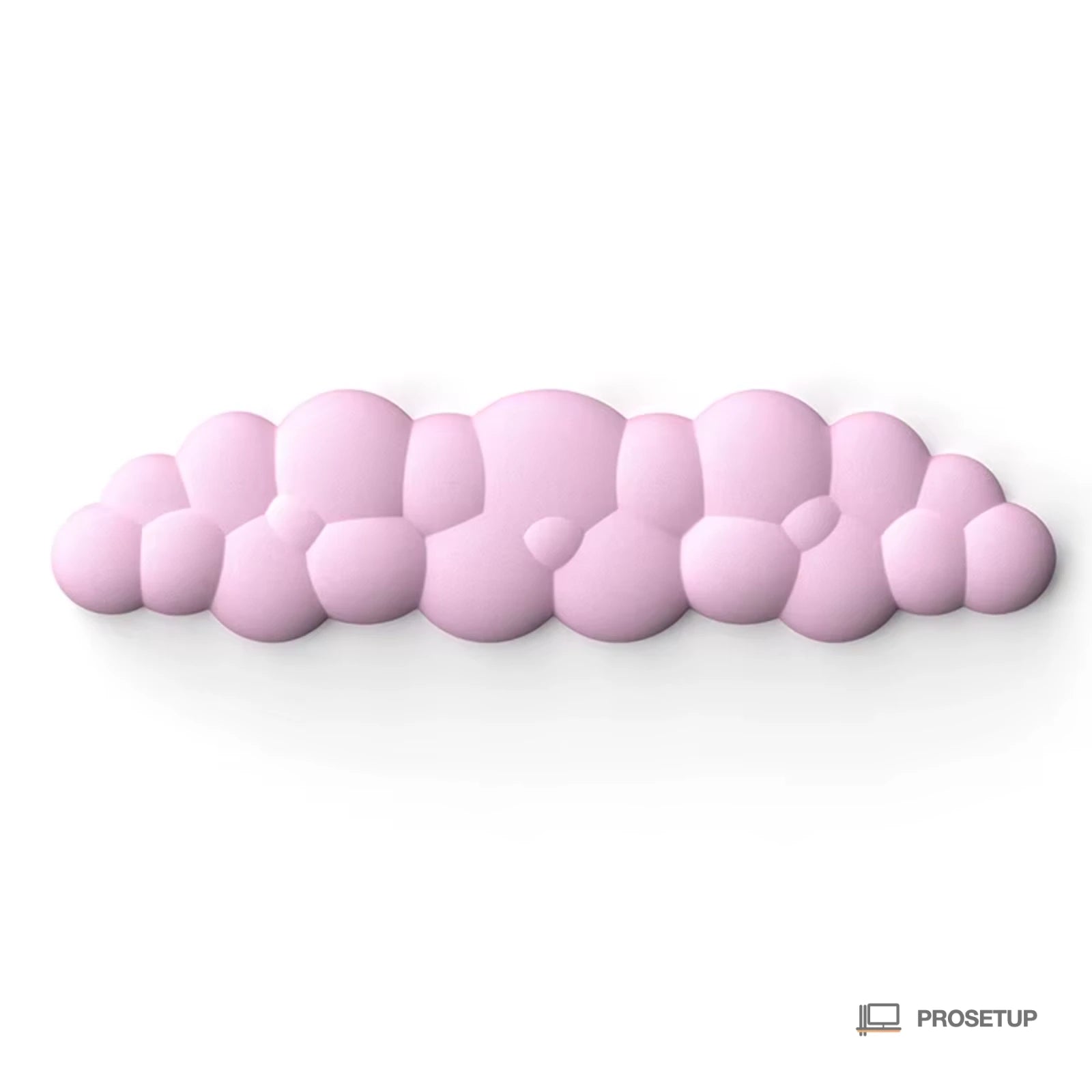 Repose-poignet ergonomique clavier coloris rose en cuir PU premium
