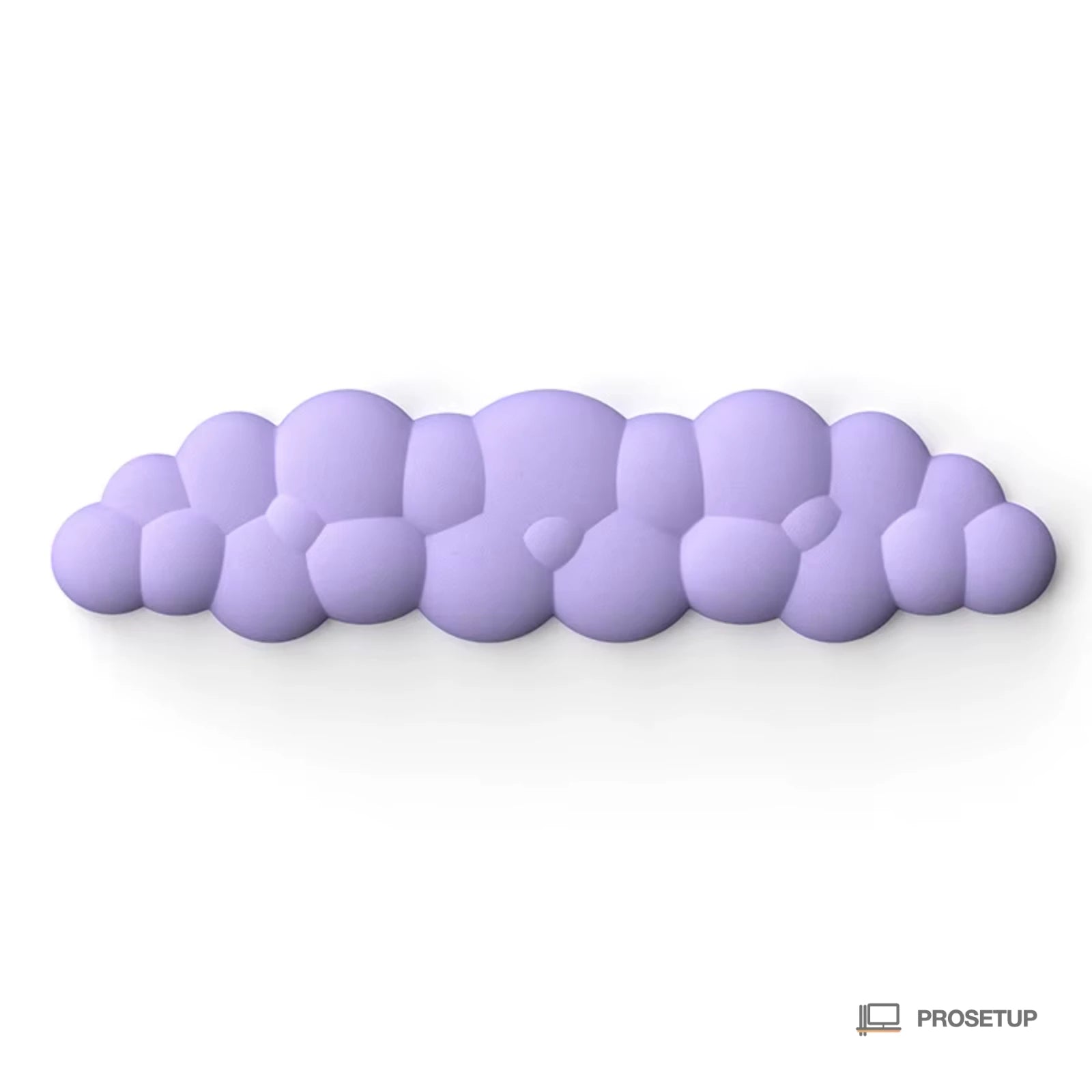 Repose-poignet ergonomique clavier coloris violet en mousse à mémoire de forme