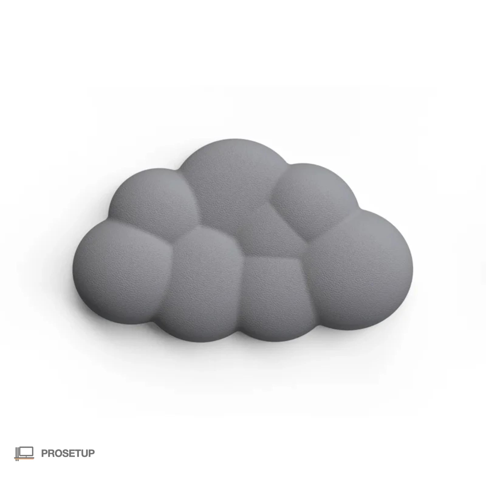 Repose-poignet souris ergonomique coloris gris pour setup professionnel