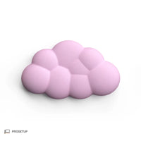 Repose-poignet souris ergonomique coloris rose en mousse à mémoire de forme